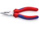 Needle-Nose Combination Pliers chrome plated with multi-component grips 145 mm, 08 25 145