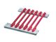GUIDE RAIL STD 160D 2MM RED