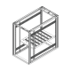DEPTH MEMBER 500D ALZN 2PC