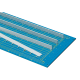 BUSBAR 1-POLE 3HP L332.1MM