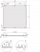 PART.FRONTPANEL 6U 8HP