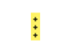 Cable tag, 070, plus symbol, 592-11070