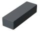 Aluminum enclosure, W 80, L 250, H 52 mm, Lh 12, M 4