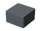 Aluminum enclosure, W 160, L 160, H 90 mm, Lh 20, M 6